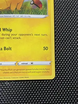 Pokemon Pikachu SWSH039 Swirl Black Star Cosmos Holo Promo (NM) - Image 5