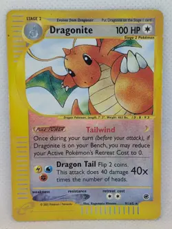 Dragonite 009/165 Expedition Base Set Reverse Holo Rare Pokemon TCG Nintendo - Image 1