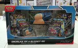 Sealed Pokemon TCG Snorlax Ex and Blissey Ex Special Collection Box - Image 1