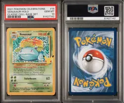2021 Pokemon Celebrations Venusaur 15/102: Classic Collection Holo - Image 3