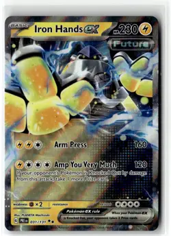 Iron Hands ex ⭐ 031/131 Holo Double Rare Prismatic Evolutions 2025 Pokemon NM - Image 1