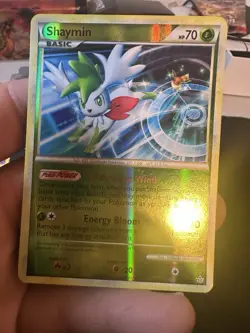 Shaymin - 8/95 - Holo Rare - Reverse Holo Pokemon HGSS Unleashed - Image 2