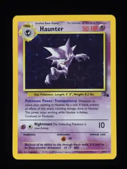 Haunter Holo 06/62 Pokemon Fossil Unlimited LP 🔥 - Image 1