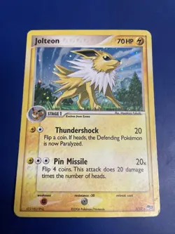 Jolteon 3/17 Pokemon TCG POP Series Promos 3 Holo Holo Rare HP - Image 2