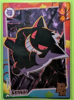 ⭐ New! Gengar PM-PR No. 007 PR Cracked Ice Eif Origin 4.0 Non-TCG Pokemon Holo - Image 1