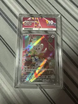 Minccino 082/071 sv5K Wild Force Pokemon Japanese Ace Grading Gem Mint 10 - Image 1