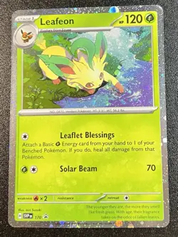 Leafeon 170 Cosmos Holo Black Star Promo Pokemon NM - Image 1