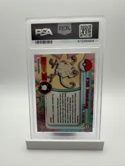 2000 Topps Chrome Pokemon HOLO #56 MANKEY PSA 7 - Image 2