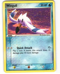 Wingull Common Pokemon TCG Deoxys 81/107 LP - Image 1