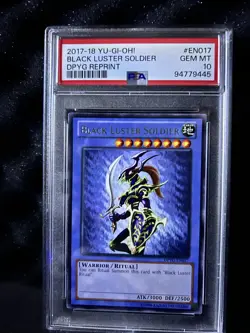 PSA 10 💎💎Yugioh Black Luster Soldier DPYG-EN017 Population 5 Extremely Rare - Image 1