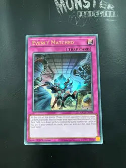 YUGIOH EVENLY MATCHED ULTRA RARE GFTP-EN126 1ST EDITION - Image 1