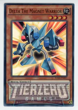Yugioh RATE-EN097 Delta The Magnet Warrior Super Rare 1st Edition NM/LP - Image 1