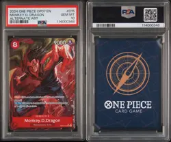 PSA 10 2024 ONE PIECE 500 YEARS IN THE FUTURE ALT ART #015 MONKEY D. DRAGON - Image 1