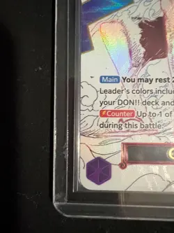 One Piece Gear Two (Alternate Art) OP11-080 A Fist of Divine Speed Foil - Image 5