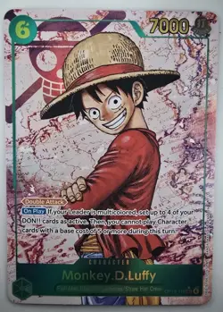 One Piece TCG Monkey.D.Luffy Secret Alt Art OP13-118 NM/M - Image 1