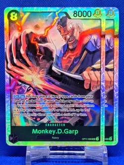 2x Monkey.D.Garp OP11-095 SR | NM | A Fist of Divine Speed | One Piece TCG | EN - Image 1