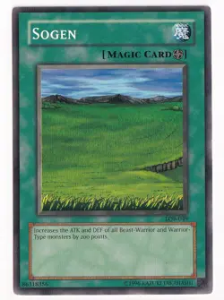 Sogen LOB-049 Yu-Gi-Oh! Card Light Play Unlimited - Image 1