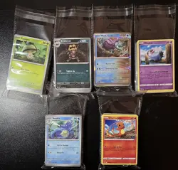 50+ English Pokemon Card Bulk Lot W/ 7+ Holos + 2 Sealed Booster Packs See Desc - Image 3