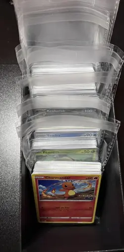 50+ English Pokemon Card Bulk Lot W/ 7+ Holos + 2 Sealed Booster Packs See Desc - Image 4