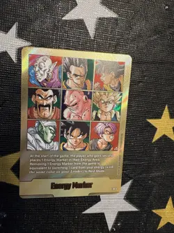 Dragon ball super Card Game FB 08 Gold Energy Marker E-89* - Image 1