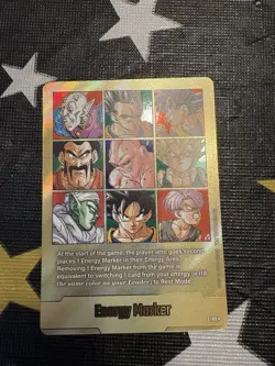 Dragon ball super Card Game FB 08 Gold Energy Marker E-89* - Image 3