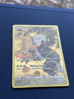 Pokemon Pikachu TCG Lost Origin Trainer Gallery Holo Ultra Rare Card TG05/TG30 - Image 2
