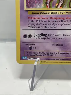 Mr. Mime - 013/034 - Trading Card Game Classic (CL) Holo NM NP - Image 5