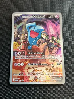 Team Rocket's Wobbuffet PROMO Pokemon Card ETB #203 Destined Rivals - Image 1