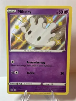 Milcery SV057/SV122 - Pokemon TCG Shining Fates Sword Shield Shiny Rare Card NM - Image 1