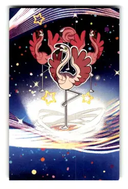 Pokemon Flamingo #0973 Mini Tin Art Card and Sticker Set - Image 1