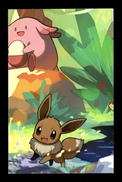 Pokemon Eevee #133 Mini Tin Art Card - Image 1
