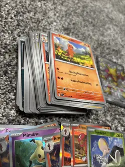 [OPEN] Pokemon TCG Scarlet & Violet Paldean Fates Tin + Shiny + 100 Cards + Holo - Image 5