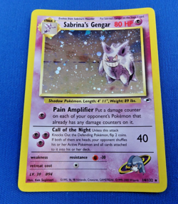 Sabrina's Gengar Holo Rare Gym Heroes 14/132 Pokemon Card Very Good Condition - Image 4