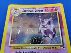 Sabrina's Gengar Holo Rare Gym Heroes 14/132 Pokemon Card Very Good Condition - Image 5