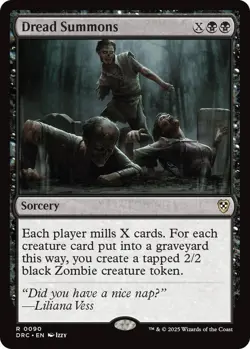 Dread Summons (RARE) MTG Commander: Aetherdrift 90 NM DRC MAGIC EN - Image 1