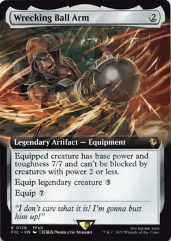 MTG Wrecking Ball Arm (Extended Art) Normal NM Commander: FINAL FANTASY Magic 12 - Image 1