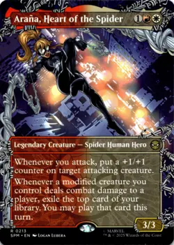 MTG Arana, Heart of the Spider (Borderless) Normal NM Marvel's Spider-Man Magic - Image 1