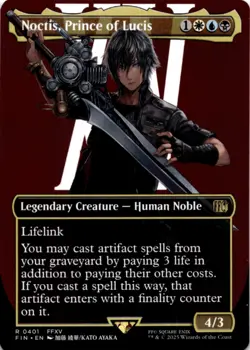 MTG Noctis, Prince of Lucis (Borderless) Normal NM FINAL FANTASY Magic 401 - Image 1