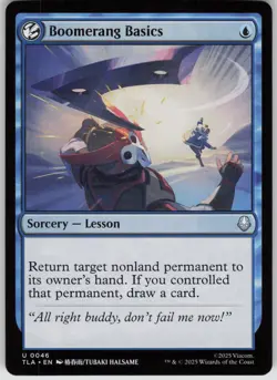 MTG Boomerang Basics Normal NM Avatar: The Last Airbender Magic 46 - Image 1