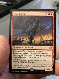 MTG ~ Port Razer ~ The Lost Caverns of Ixalan Commander ~ Near Mint ~ Mythic - Image 1