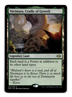 Yavimaya, Cradle of Growth - 261 MH2: Modern Horizons 2 R Normal NM - Image 1