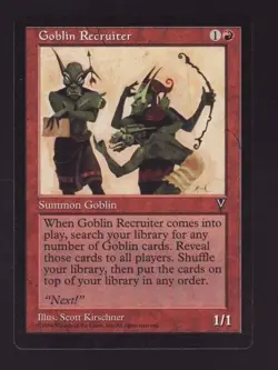 MTG Visions Goblin Recruiter - Image 1