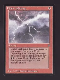 MTG Legends Chain Lightning - Image 1