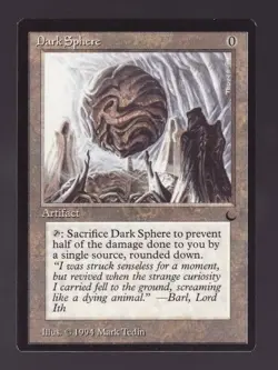 MTG The Dark Dark Sphere - Image 1