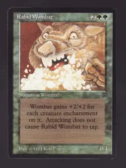 MTG Legends Rabid Wombat - Image 1