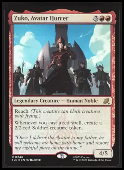 Zuko, Avatar Hunter (0246) R Avatar: The Last Airbender: Foil NM - Image 1