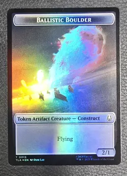 Foil Ballistic Boulder Soldier (0011) Double-Sided Token T Avatar Airbender - Image 2