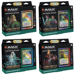 MTG The Lord Of The Rings Tales Of Middle Earth LTR Commander Deck Set of 4 NEW 195166205052 - Image 1