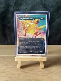 Traveling Chocobo - Final Fantasy - Borderless - #0406 Nonfoil - MTG English - Image 1