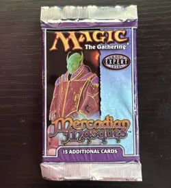Magic the Gathering Mercadian Masques Booster Pack Factory Sealed MTG Vintage 742818065702 - Image 1